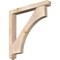 Ekena Millwork Westlake Arts and Crafts Smooth Bracket w/ Offset Brace, Douglas Fir, 5 1/2"W x 42"D x 42"H BKT0604X42X42WTL03SDF - alternate 1
